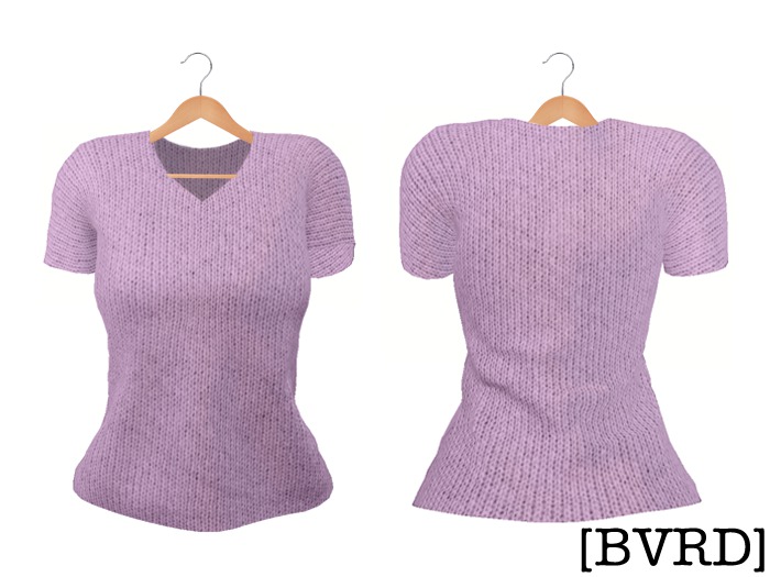 [BVRD] - Short Sleeve Knit - Pink