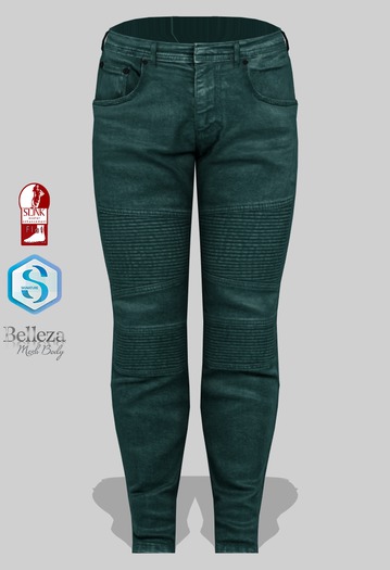 DossiEr_skinny leg biker *Teal *WEARME