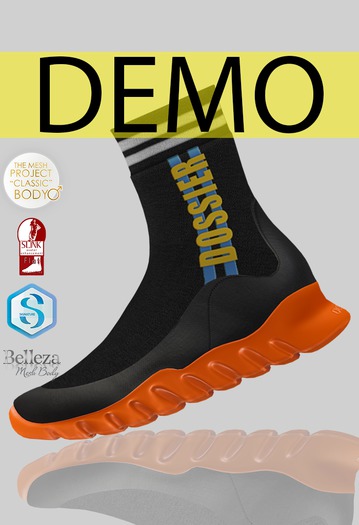 DossiEr_Sock High-Top Sneakers *DEMO