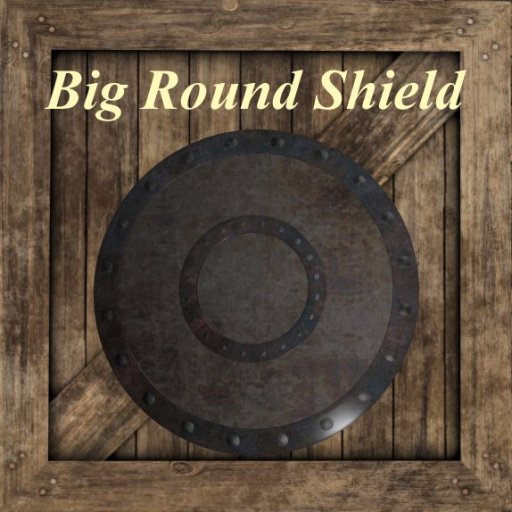 big round shield