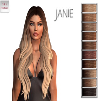 Second Life Marketplace - ** JANIE ** Mesh Hair - BRUNETTES