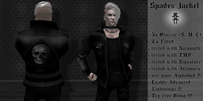 #CC#   Spades Jacket