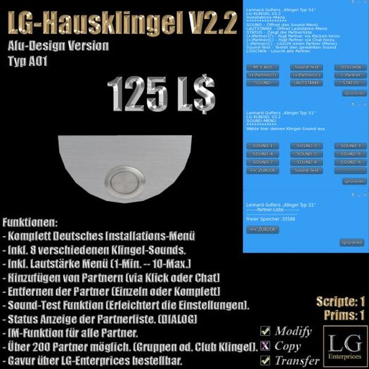 Hausklingel Typ A01