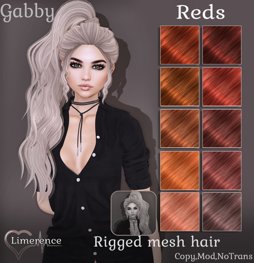 {Limerence} Gabby hair-Reds