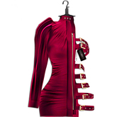 Elegance Boutique -Dress - Red  -  "Aiha" - Legacy / Maitreya /Slink / Belleza
