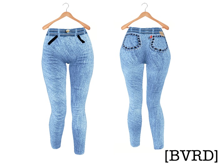 [BVRD] - Skin Tight Jeans - Pale Blue