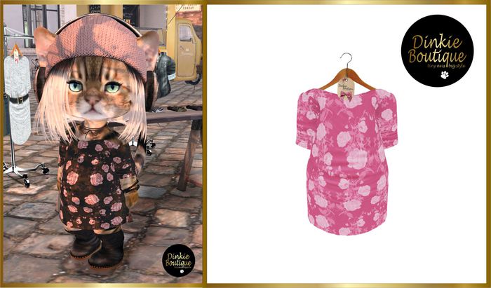 *DB* DINKIES GOLDIE DRESS pink