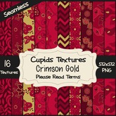*Cupids Textures * 16 CRIMSON GOLD