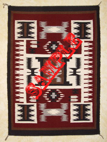 Navajo-Style Rug – Echoes of the Chuska Mountains, New Mexico