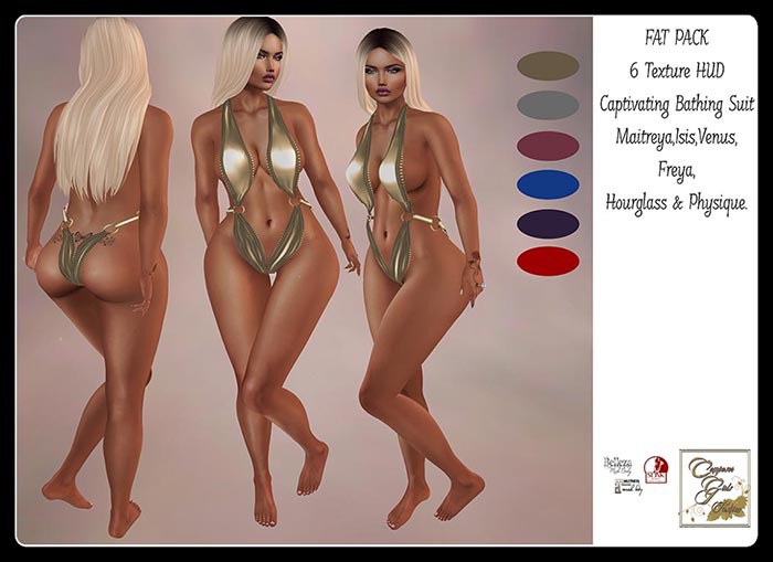 !CGF-*Fleur* Bathing Suit With (6)HUD