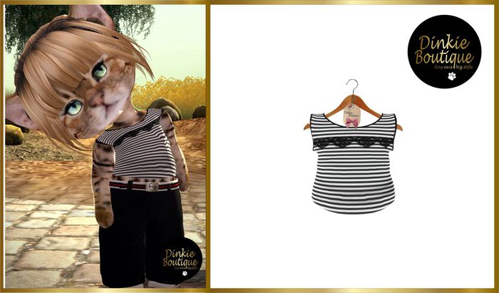 *DB* DINKIES DOLLY TOP black