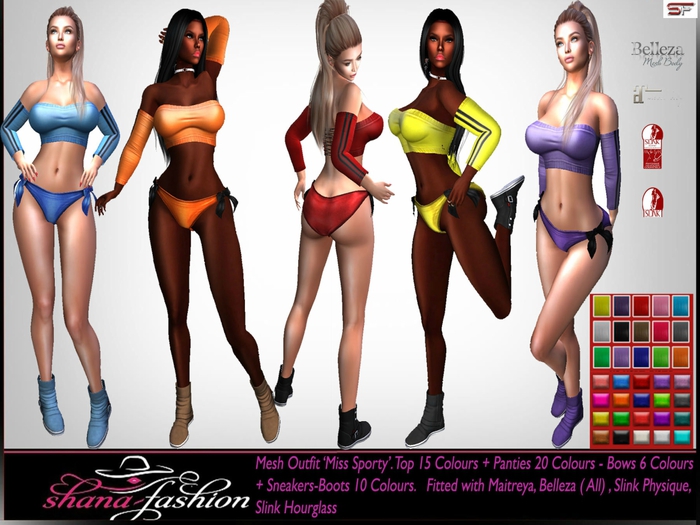 FATPACK Mesh Outfit Miss Sporty