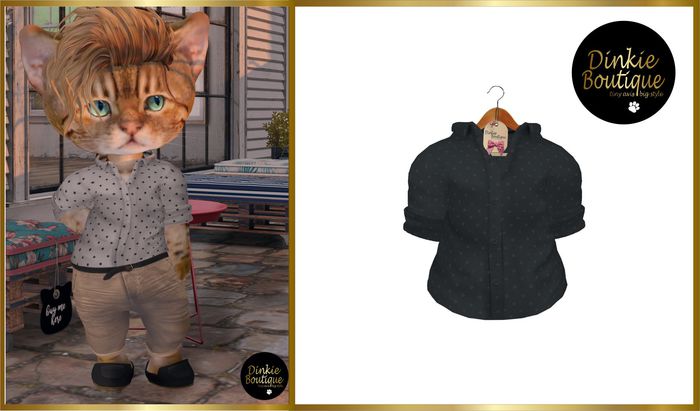 *DB* DINKIES HIPSTER DRESS SHIRT rings