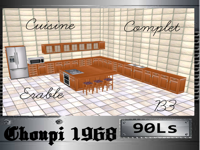 cuisine ERABLE - lot3 - boite