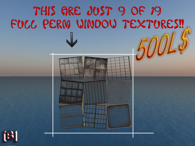 [IMAKO] - 19 Window Textures [FULL PERM]
