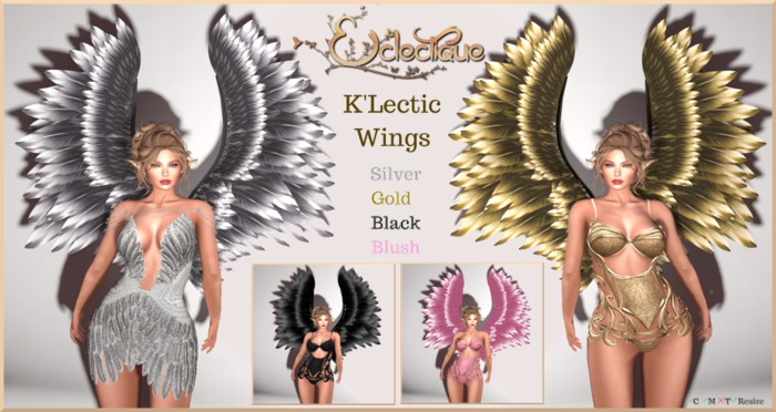 [Eclectique] - K'lectic Wings - Silver