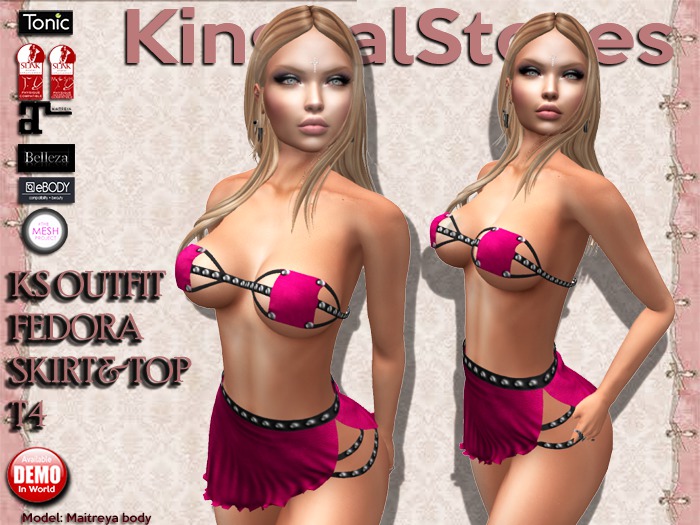 KS OUTFIT FEDORA SKIRT&TOP T4