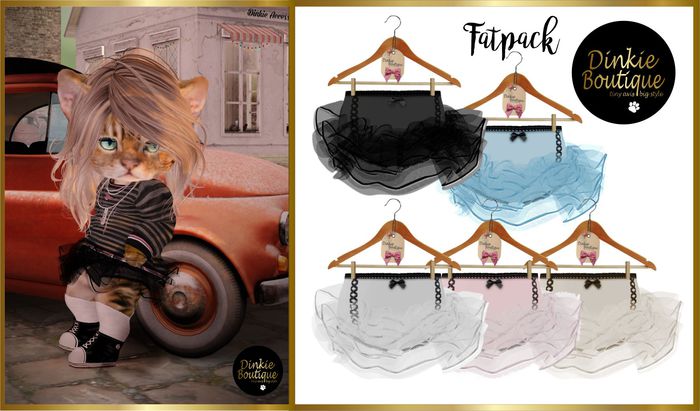 *DB* DINKIES TUTU SKIRT* *FATPACK*
