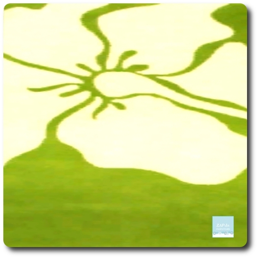 ZAP-In Carpet green flowers