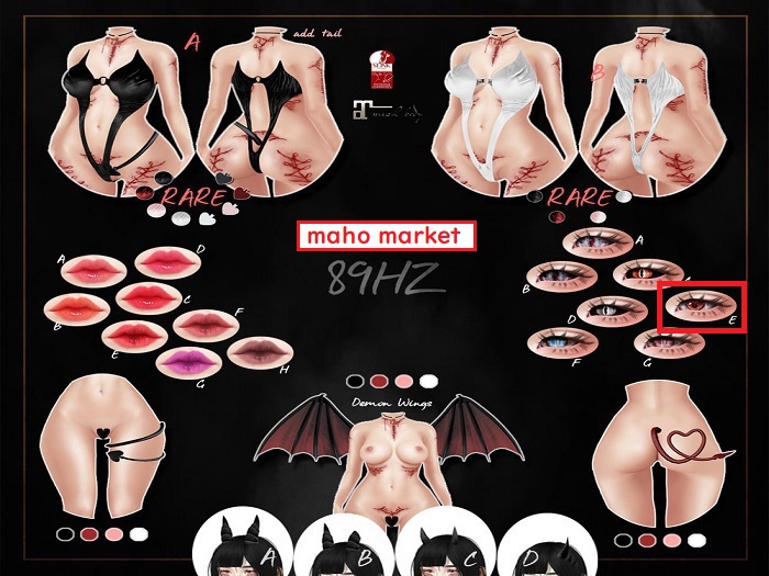 [89Hz] - Roxane * E [Mesh Eyes][Catwa Applier]