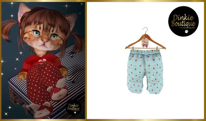 *DB DINKIES PJ PARTY  PANTS happy