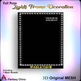 Full Perm Light Frame Decoration 
