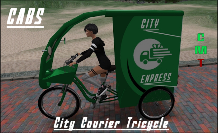 *CABS* City Courier Tricycle Crate (PRICE REDUCTION)