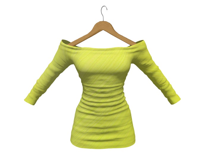 Shoulder Ruched Dress MAITREYA#31