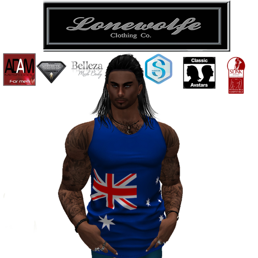 LWC Australian Flag Tank Bagged