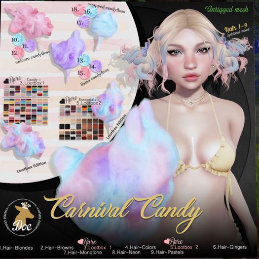 14.Doe: Carnival Candyfloss - Purple Llama