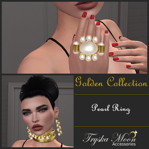 GOLDEN COLLECTION - PEARL RING