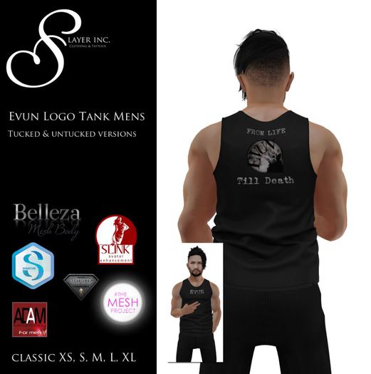 EVUN LOGO TANK MENS PACKED