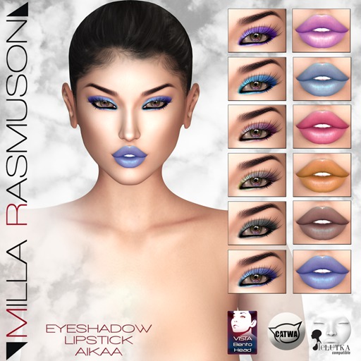 HUD MRM DEMO "Aikaa" Eyes Makeup/Lipstick for Vista Lia Head