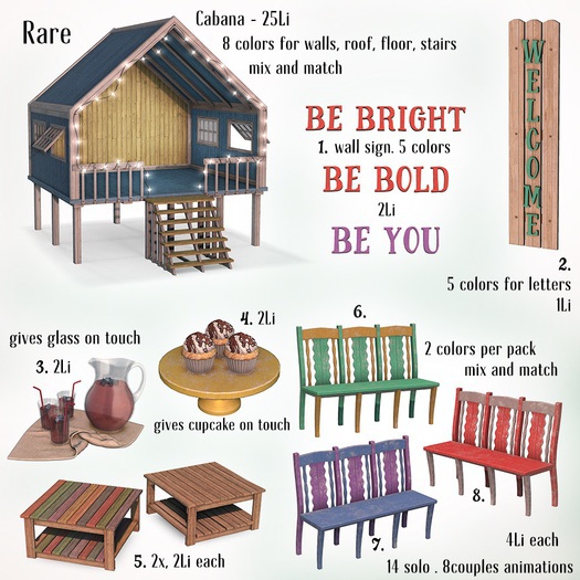 Raindale - Brightshore tables (boxed)