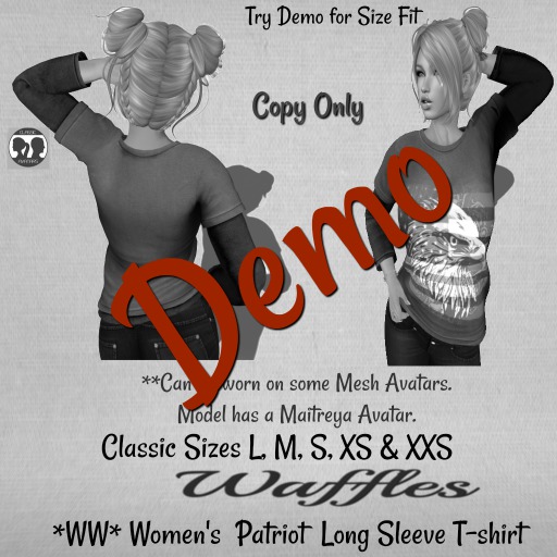 Demo *WW* Women's Patriot Long Sleeve T-shirt