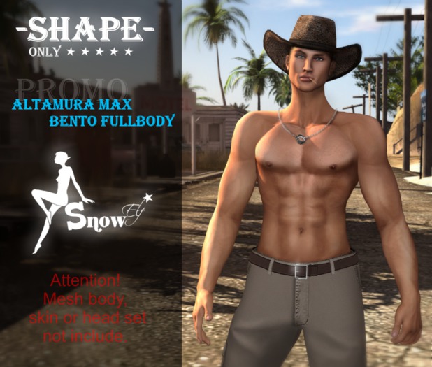 *Snow Elf* Shape for Altamura MAX fullbody -1 Bento