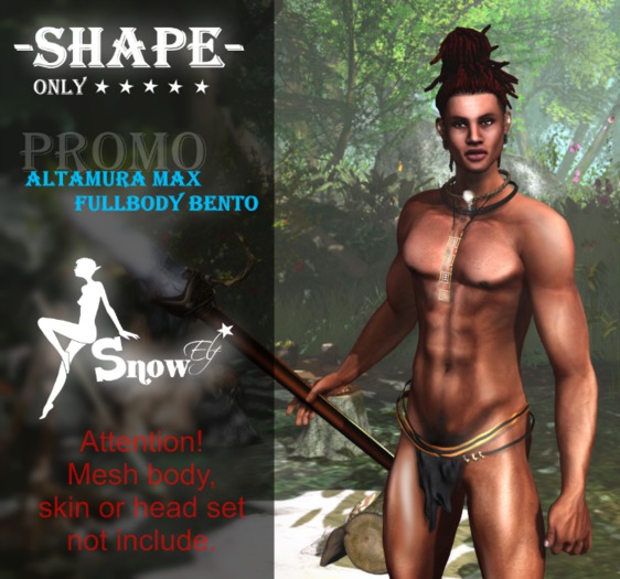 *Snow Elf* Shape for Altamura Max fullbody - 2 bento