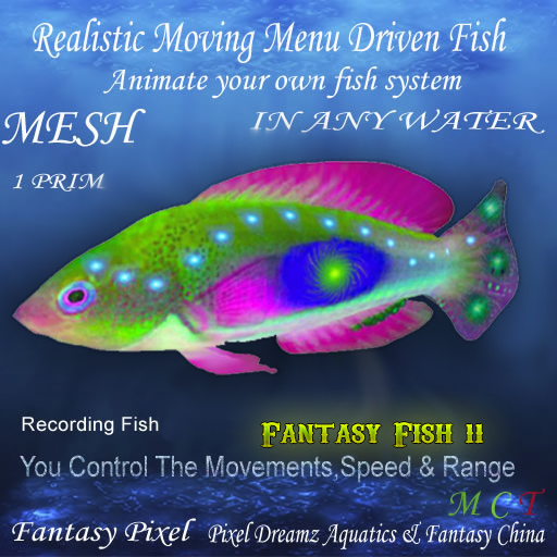 ANIMATED FISH - Recording Fish - Fantasy Fish 11 - ANIMATED FISH
