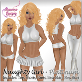 *Awesome Designs Naughty Girl In Platinum