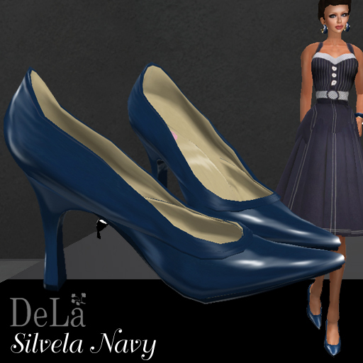=DeLa*= Pumps "Silvera" Navy