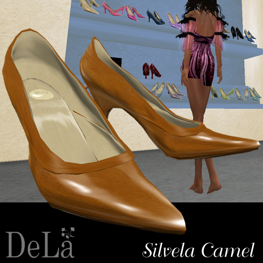 =DeLa*= Pumps "Silvera" Camel