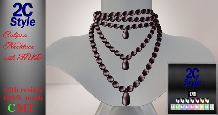 2C STYLE--Calipso mesh Necklace with HUD