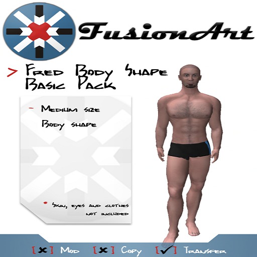 Fusion Art BodyShape - Fred Basic Pack