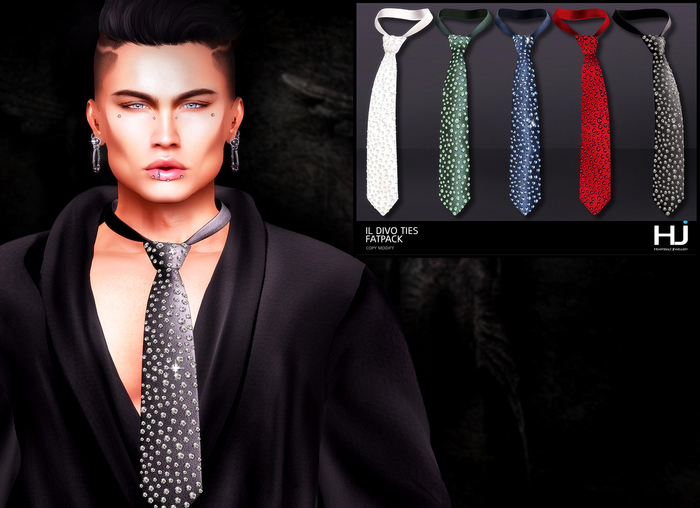 [HJ] Il Divo Ties - FATPACK