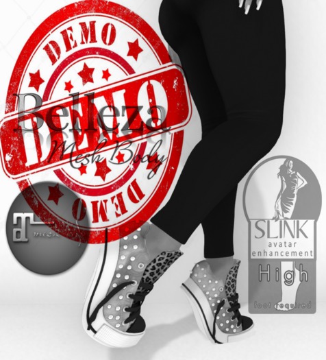 .::Princess Keyz::. [DEMO] Rainbow Cheetah Sneakers