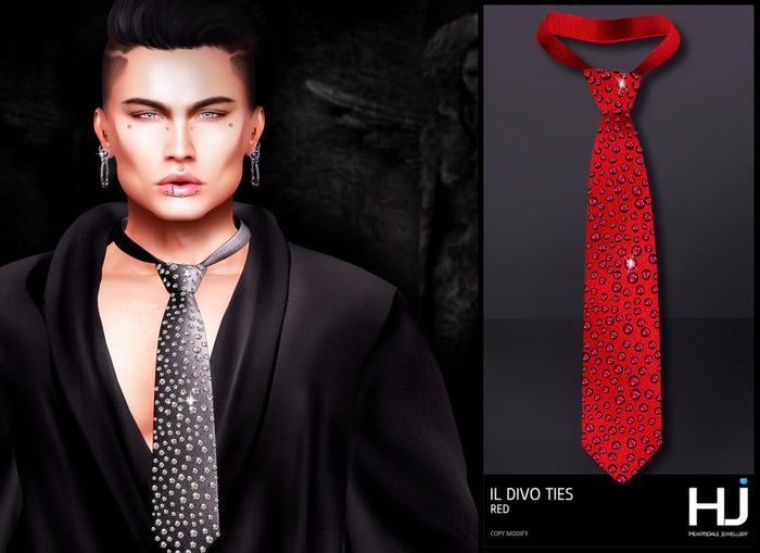 [HJ] Il Divo Ties - Red
