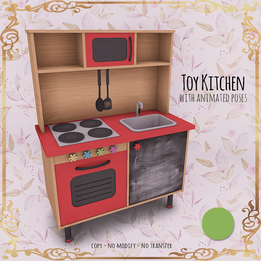 LeMomo: Toy Kitchen [GREEN]