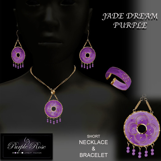 MP**(PRJ) JADED DREAMS SHORT NECKLACE SET PURPLE
