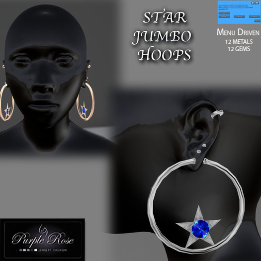 MP**PR STAR JUMBO HOOPS