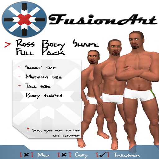 Fusion Art Body Shape - Ross Full Pack